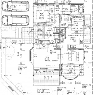 注文住宅　吉永の家　図面