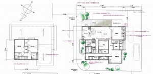 注文住宅　吉永の家　図面